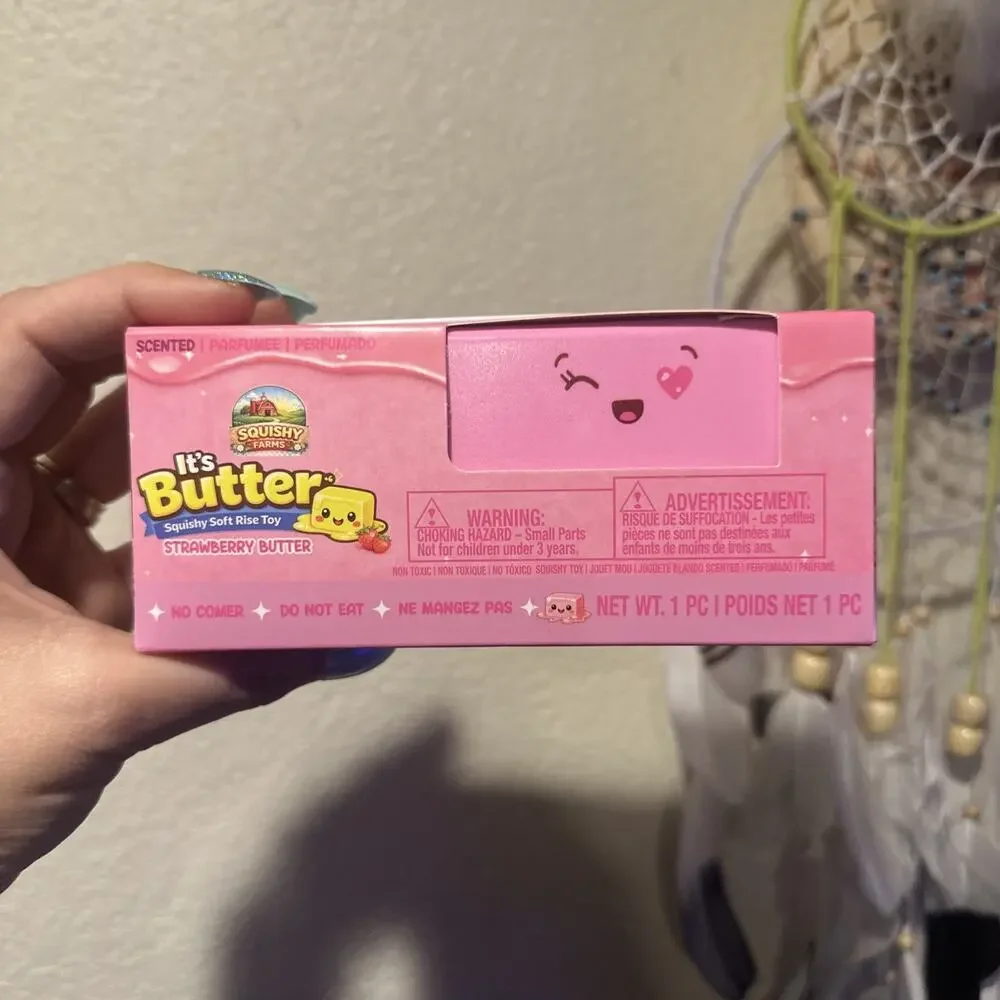 It's BUTTER SQUISHY SOFT RISE Strawberry Scented Viral TikTok CVS Squishy Farms